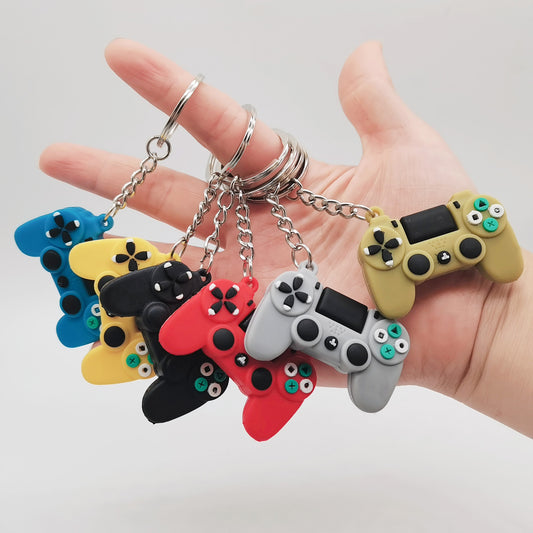 Simulation Toy Game Machine Car Keychain Joystick Console
