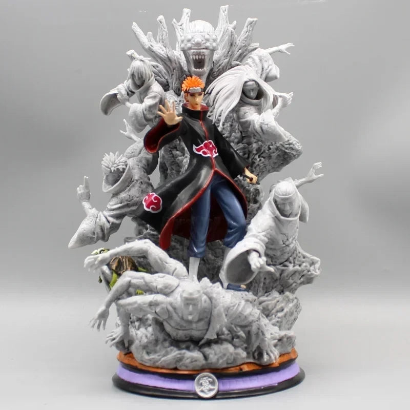 Naruto Anime Figure Akatsuki Pain Gk Figurine Pvc Statue Model Doll Ornament Collectible Desk Decora Toys Kids Xmas Gifts
