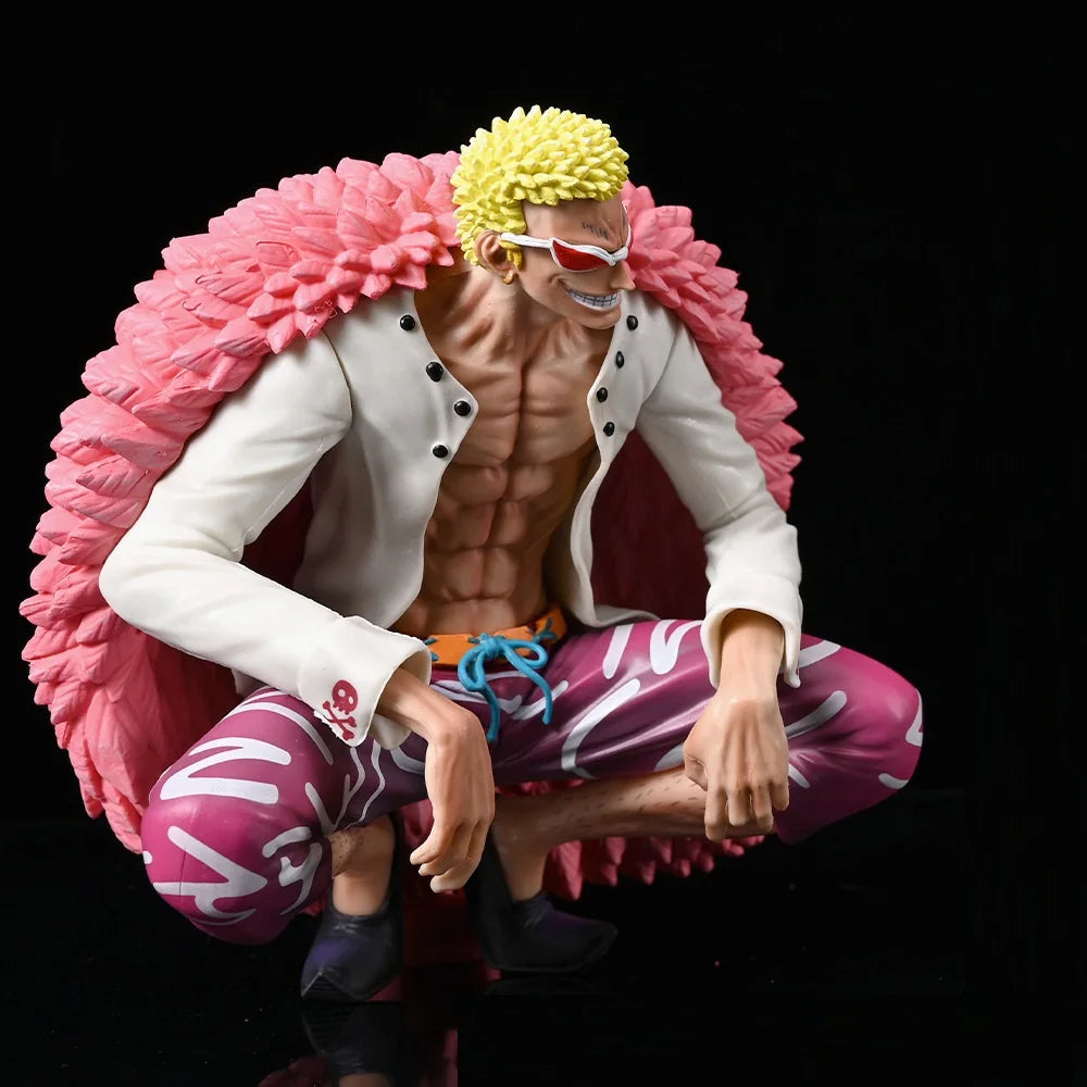 Anime One Piece Figure Donquixote Doflamingo Action Figure One Piece Shichibukai Hen 16cm PVC Collection Model Doll Gifts Toys