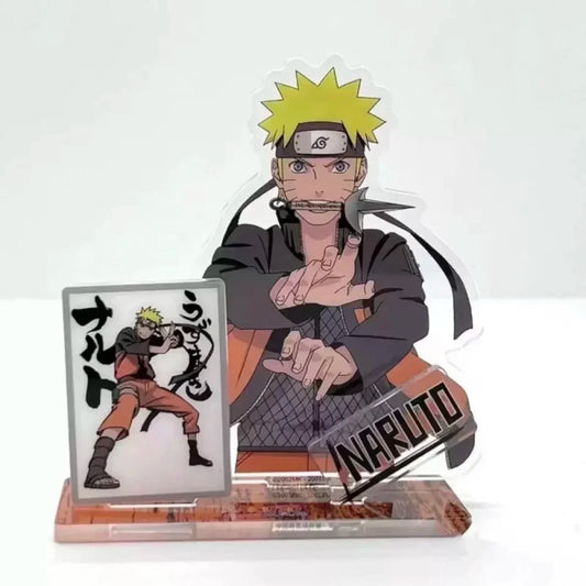 Naruto Acrylic Standing Plates Naruto Sasuke Kakashi Anime Peripheral Desktop Ornaments DIY Decoration Collectible Gift