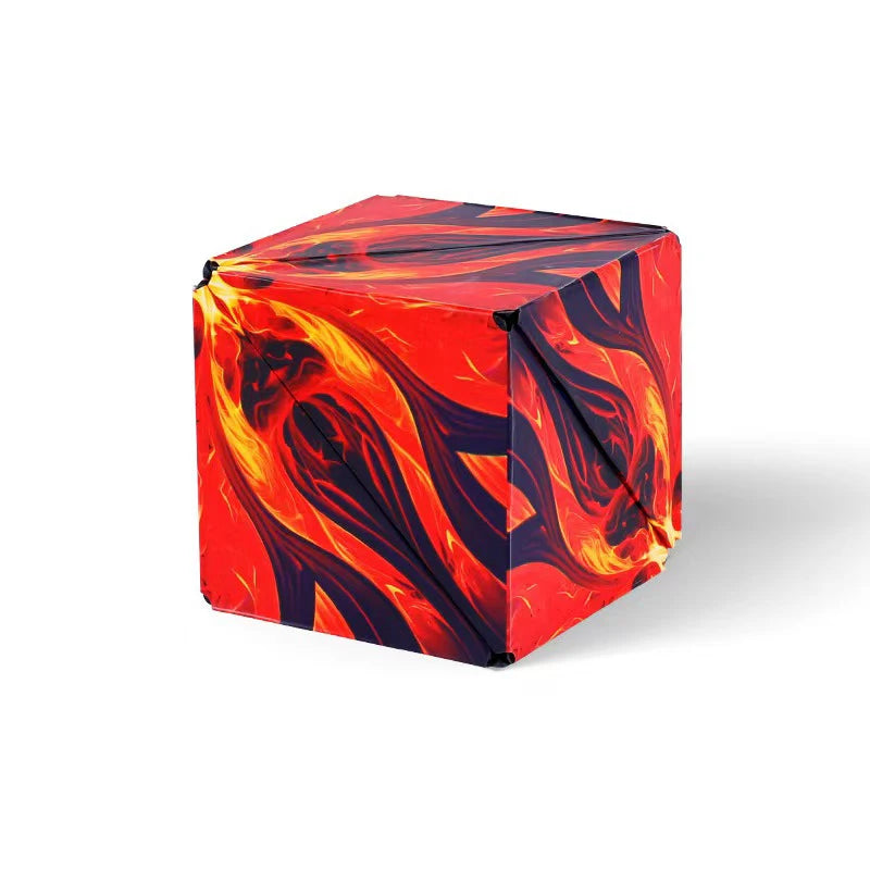 Variety Geometric Changeable Magnetic Magic Cube Anti Stress 3D Hand Flip Puzzle Cube Kids Stress Reliever Fidget Toy