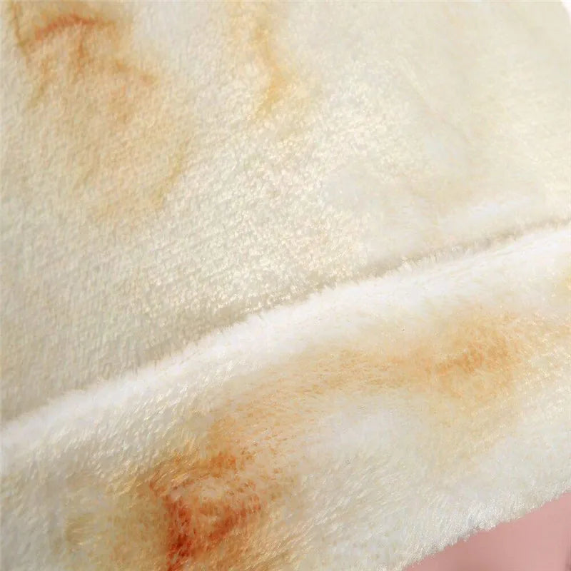 Burrito Baby Blanket Swaddle Flour Tortilla Swaddle Blanket Sleeping Swaddle Wrap With Hat