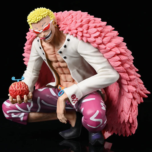 Anime One Piece Figure Donquixote Doflamingo Action Figure One Piece Shichibukai Hen 16cm PVC Collection Model Doll Gifts Toys