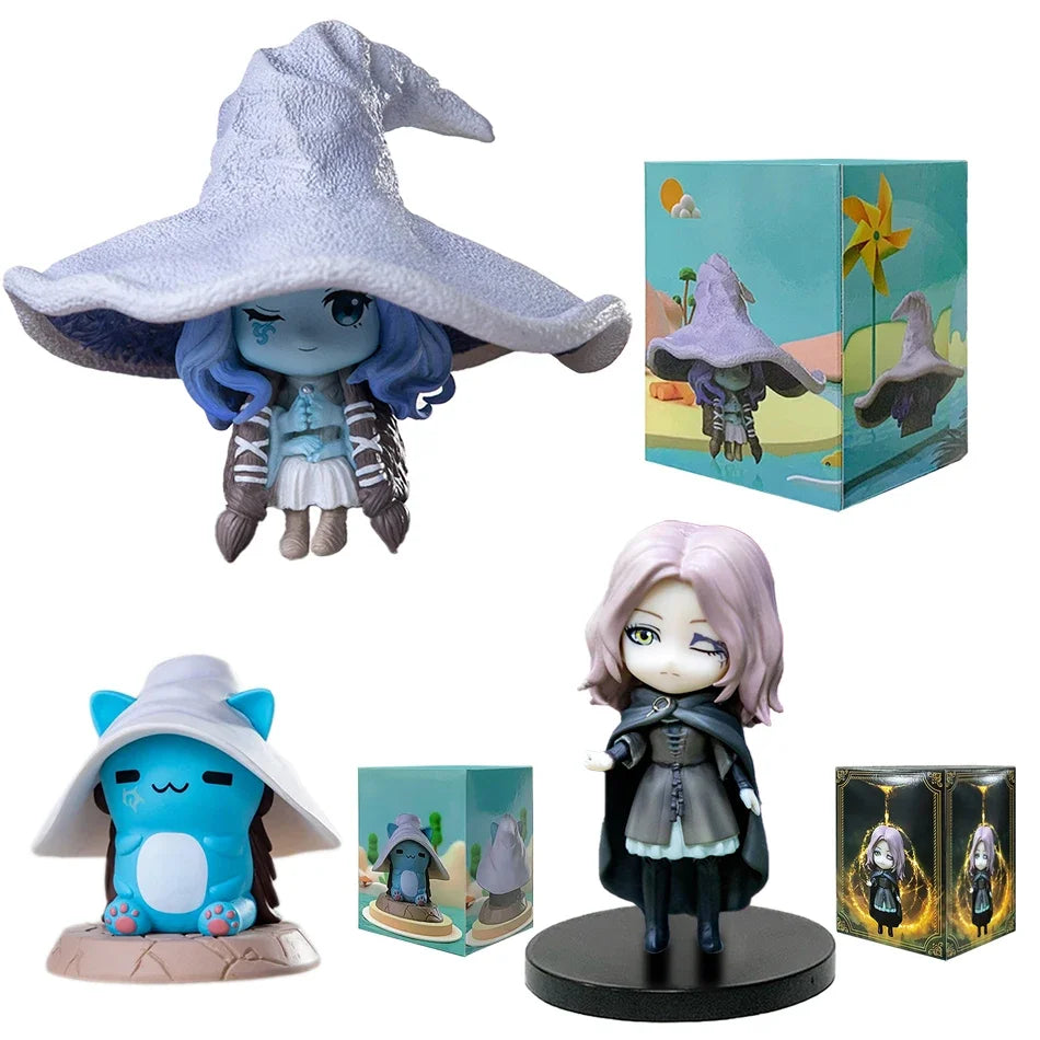 Elden Ring Gaming Q Version Mini Ranni Melina Malenia The Half-Wolf  figures