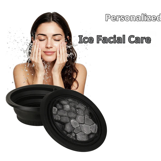 ABS Foldable Ice Bath Bowl For Face Cooling Ergonomic For Convenient Large Foldable Silicone Bowl