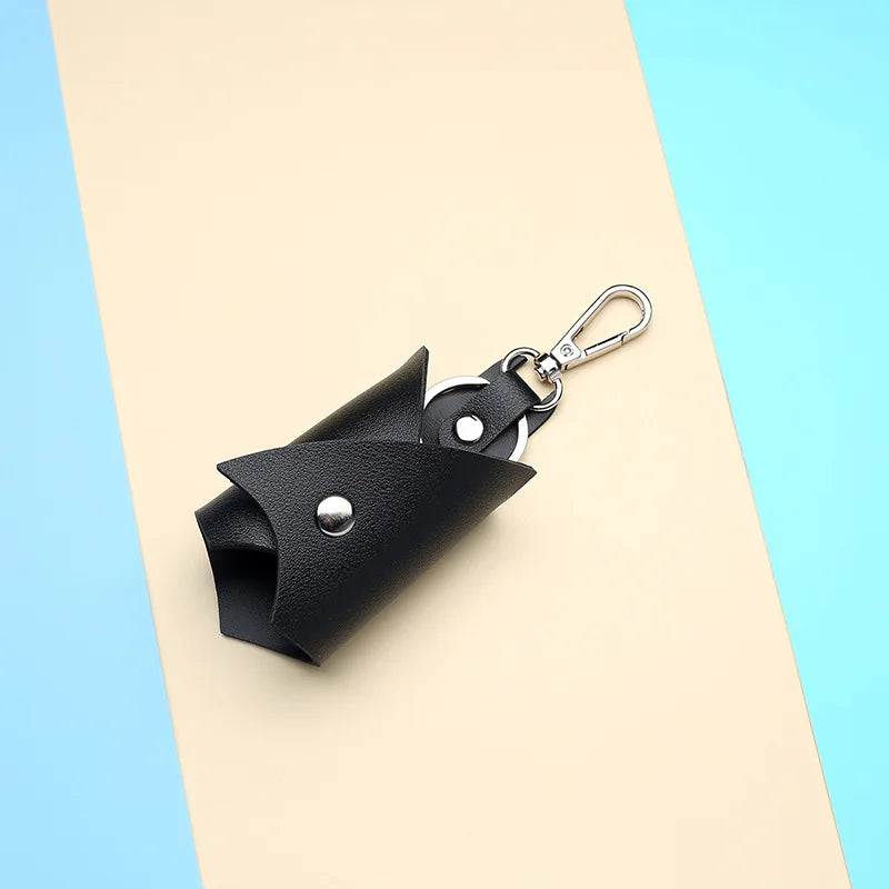 Superhero Bruce Wayne Leather Key Chain Car Keys Bat Pendant Key
