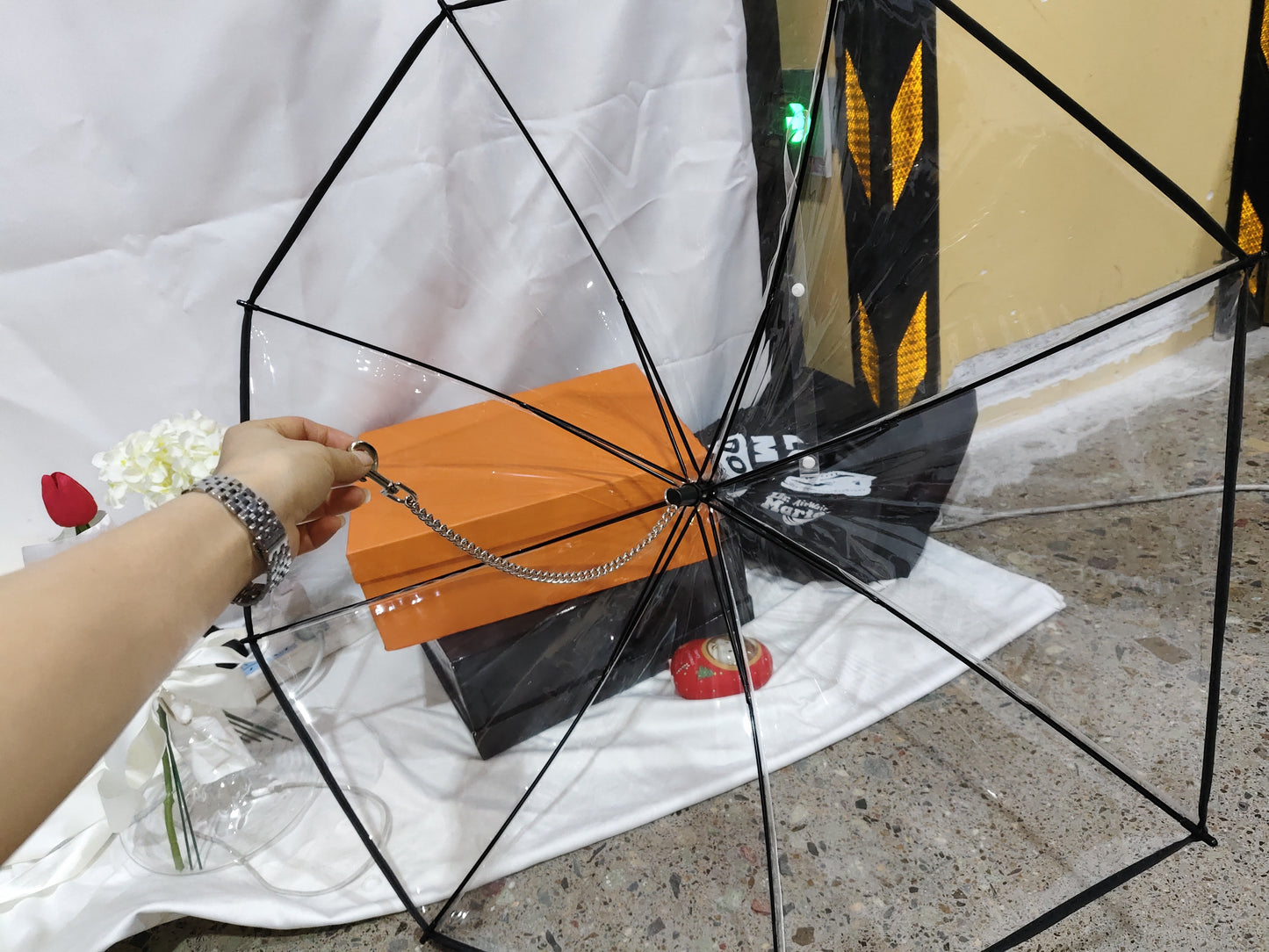 Pet Supplies Adjustable Pet C Type Umbrella