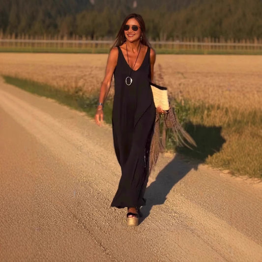 V-neck Strap Dress