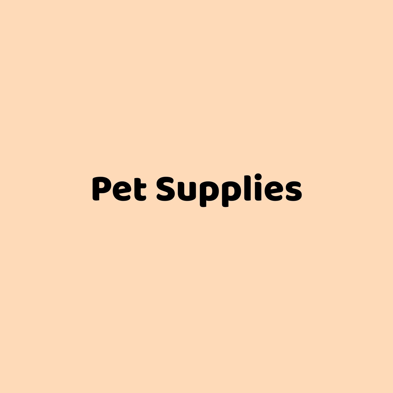 Pet Supplies