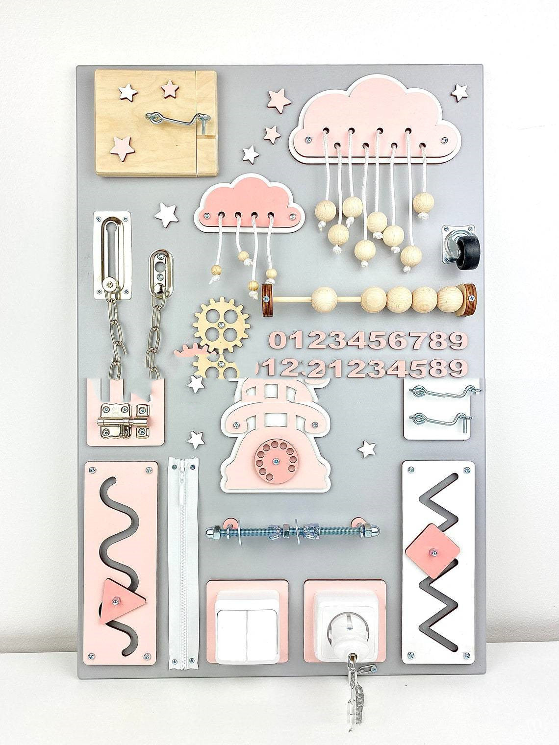 Busy Board Baby Unlock Toy Teaching Aid