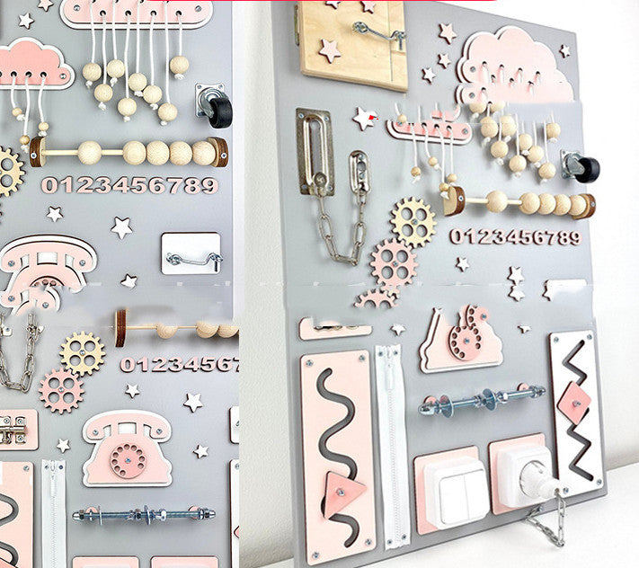 Busy Board Baby Unlock Toy Teaching Aid