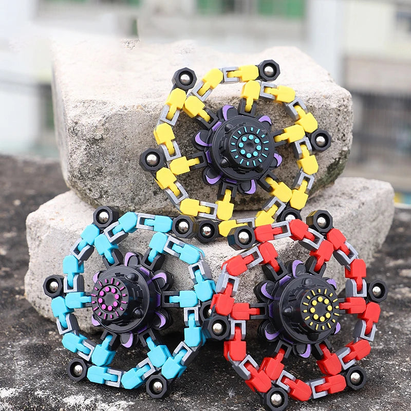 Deformed Fidget Spinner Chain Toys Antistress Hand Spinner Vent Toys Adult Stress Relief Fidget Sensory Gyro Gift