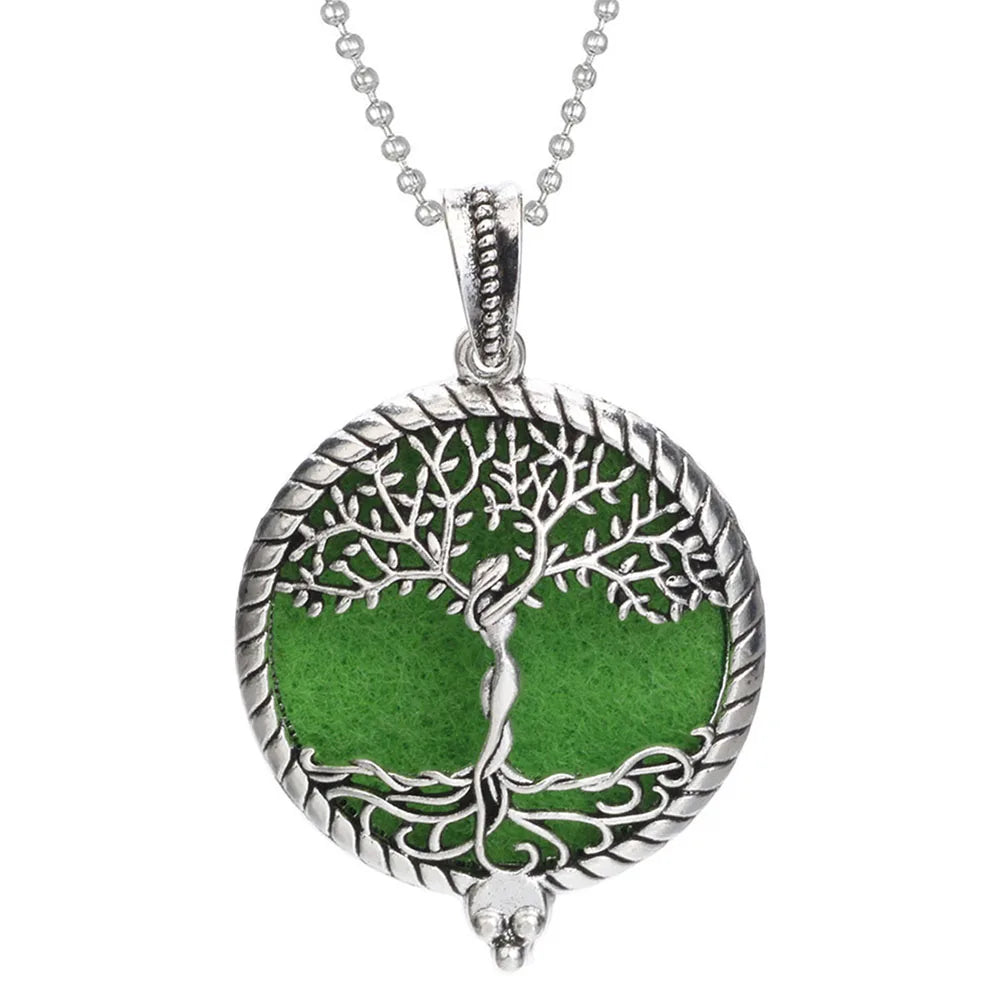 New Aromatherapy Diffuser Necklace Vintage Flower Butterfly Open Locket Aroma Pendant Perfume Essential Oil Diffuser Necklace
