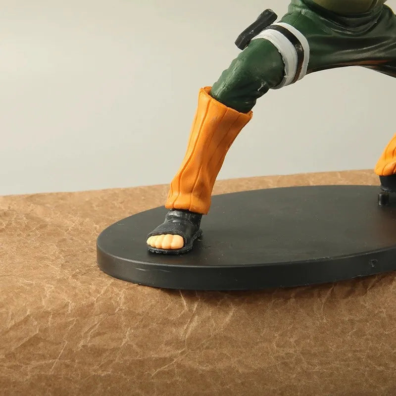 Anime Naruto: Shippūden Rock Lee Naruto Fighting Stance Model Toy Gift Action Figure Famous Battle Scenes