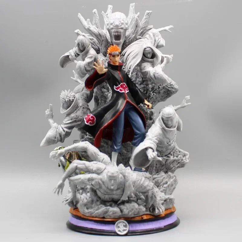 Naruto Anime Figure Akatsuki Pain Gk Figurine Pvc Statue Model Doll Ornament Collectible Desk Decora Toys Kids Xmas Gifts
