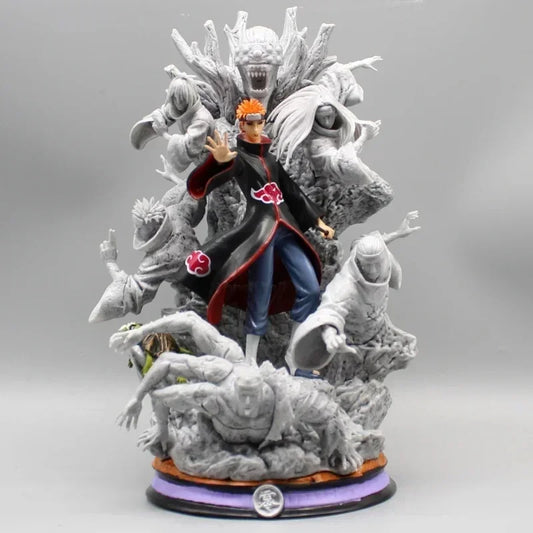 Naruto Anime Figure Akatsuki Pain Gk Figurine Pvc Statue Model Doll Ornament Collectible Desk Decora Toys Kids Xmas Gifts