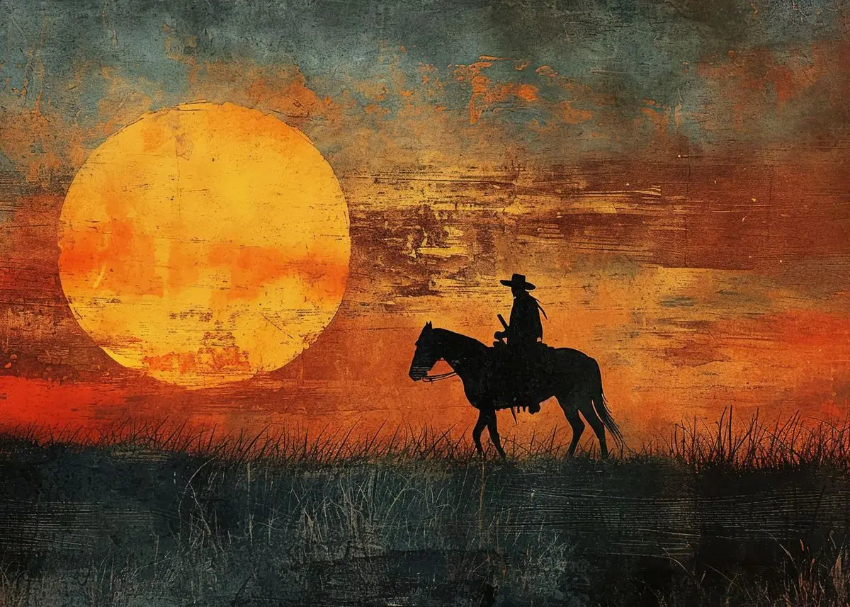 Classic Retro Game Cowboy Character Red Dead Redemption 2 Canvas Painting Poster Print Wall Art Living Room Home Decoration