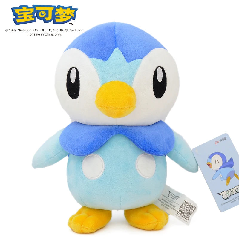 POKEMON Original Plush Toy Gengar Pikachu Kawaii Charizard Genuine Plush Doll Soft Cute Cartoon Piplup Toys for Kids Gift