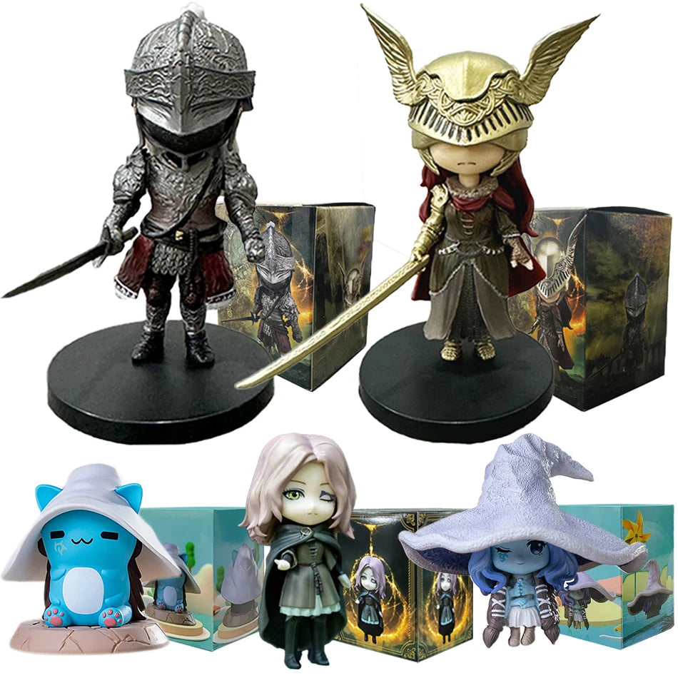 Elden Ring Gaming Q Version Mini Ranni Melina Malenia The Half-Wolf  figures