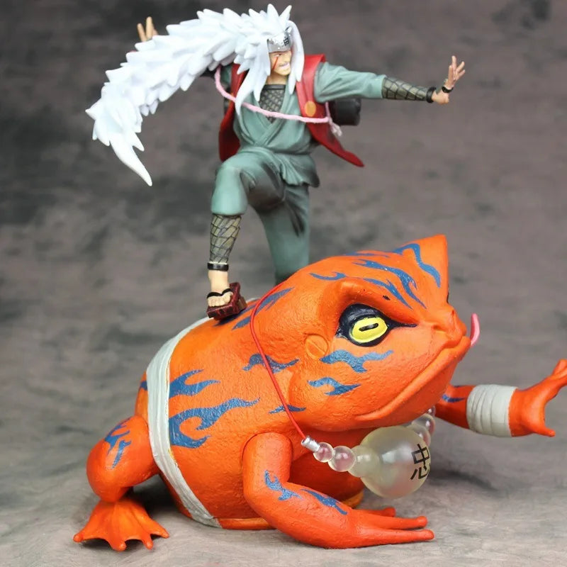 Naruto New Jiraiya Figure Manga Naruto Gama-Bunta Action Figurine 23cm PVC Model Decoration Collectible Desktop GK Toys Gifts