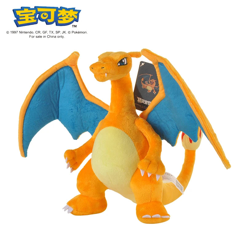 POKEMON Original Plush Toy Gengar Pikachu Kawaii Charizard Genuine Plush Doll Soft Cute Cartoon Piplup Toys for Kids Gift