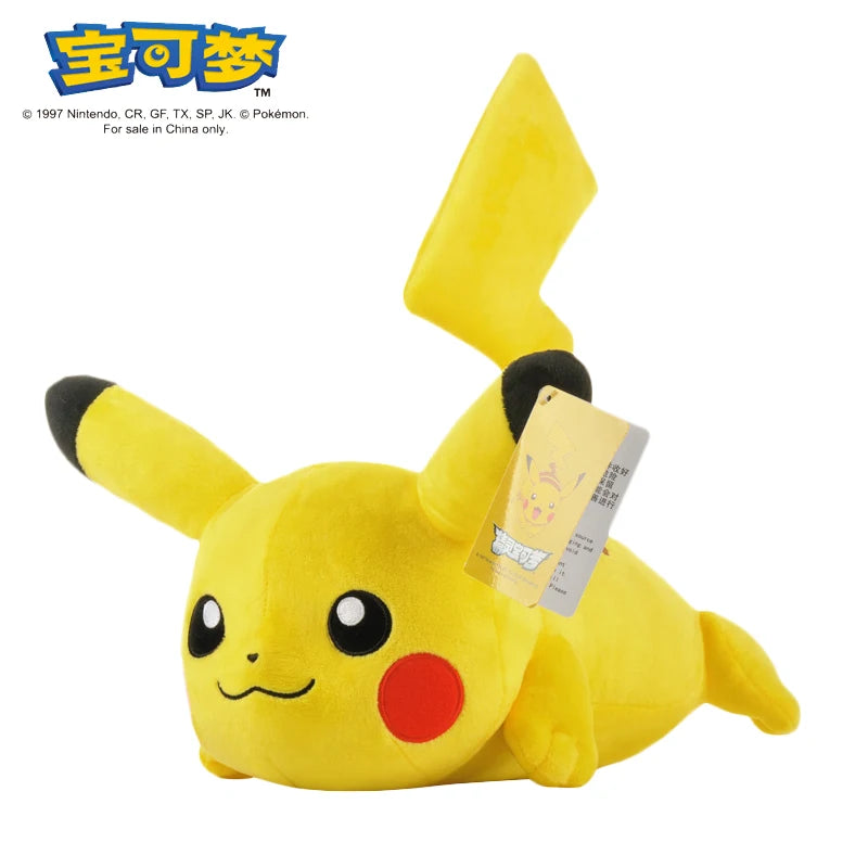 POKEMON Original Plush Toy Gengar Pikachu Kawaii Charizard Genuine Plush Doll Soft Cute Cartoon Piplup Toys for Kids Gift