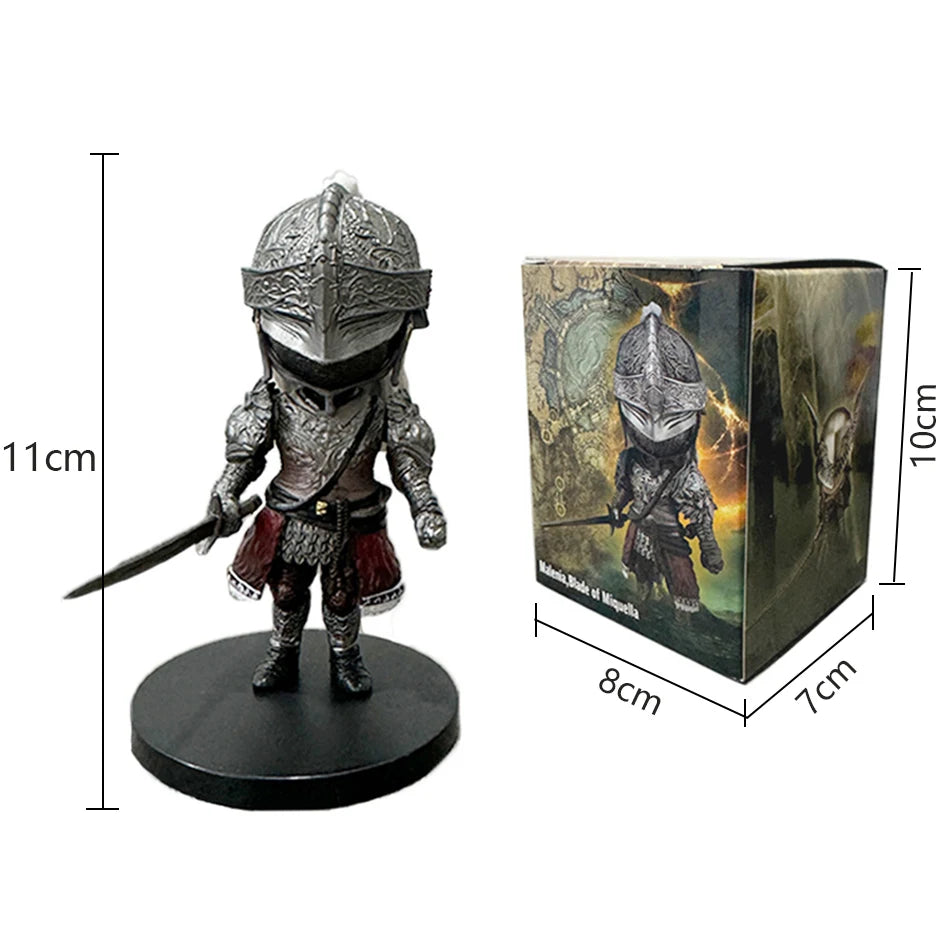 Elden Ring Gaming Q Version Mini Ranni Melina Malenia The Half-Wolf  figures