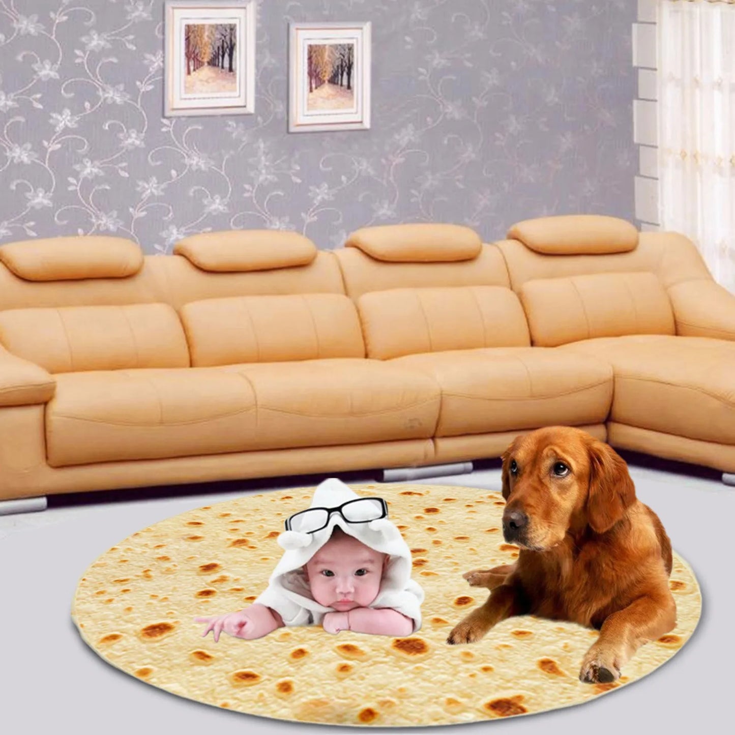 Realistic Fun Food Taco Burrito Tortilla Blanket Soft Warm Flannel Throw Blankets Bed Sheet Shawl Novelty Gift for Adult Child