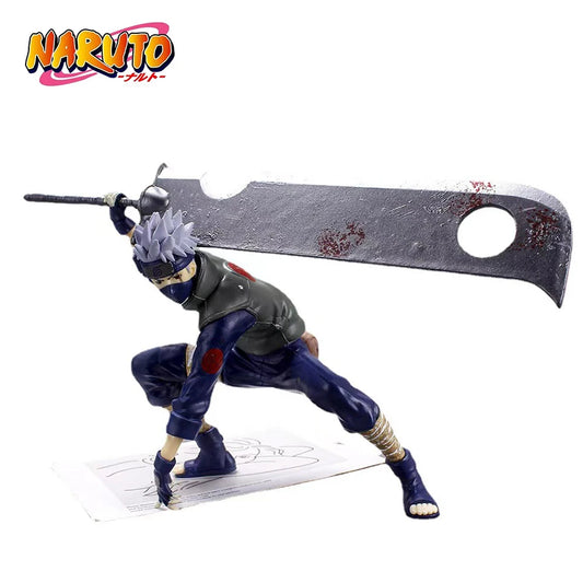 Anime Naruto Hatake Kakashi Figures NARUTO Accessories Action Figure Model Doll Cartoon Kids Children Toys Cool Birthday Gifts