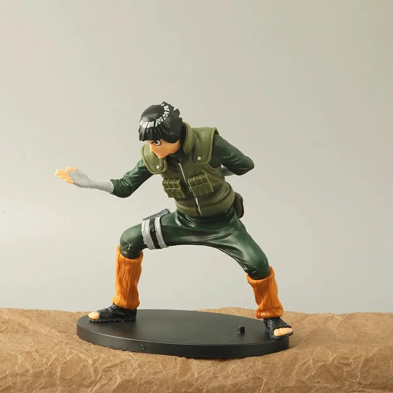 Anime Naruto: Shippūden Rock Lee Naruto Fighting Stance Model Toy Gift Action Figure Famous Battle Scenes