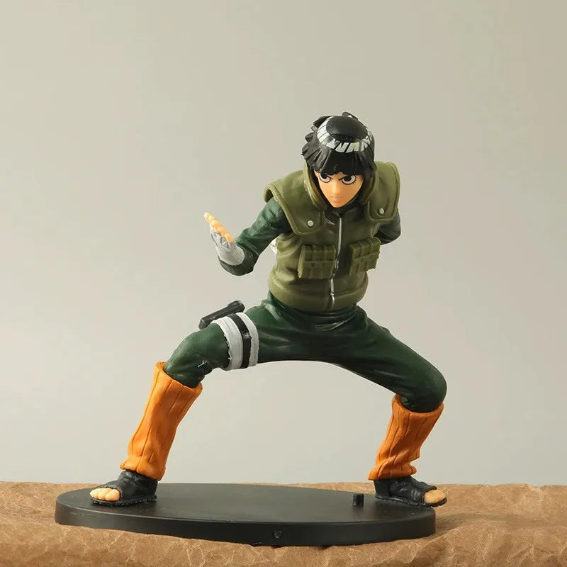 Anime Naruto: Shippūden Rock Lee Naruto Fighting Stance Model Toy Gift Action Figure Famous Battle Scenes