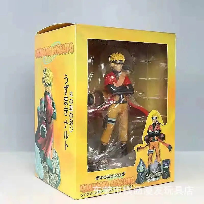 Uzumaki Naruto Naruto Sage Action Anime Figures PVC Toys Shippuden Collector Figurine Brinquedos Model Doll Figure