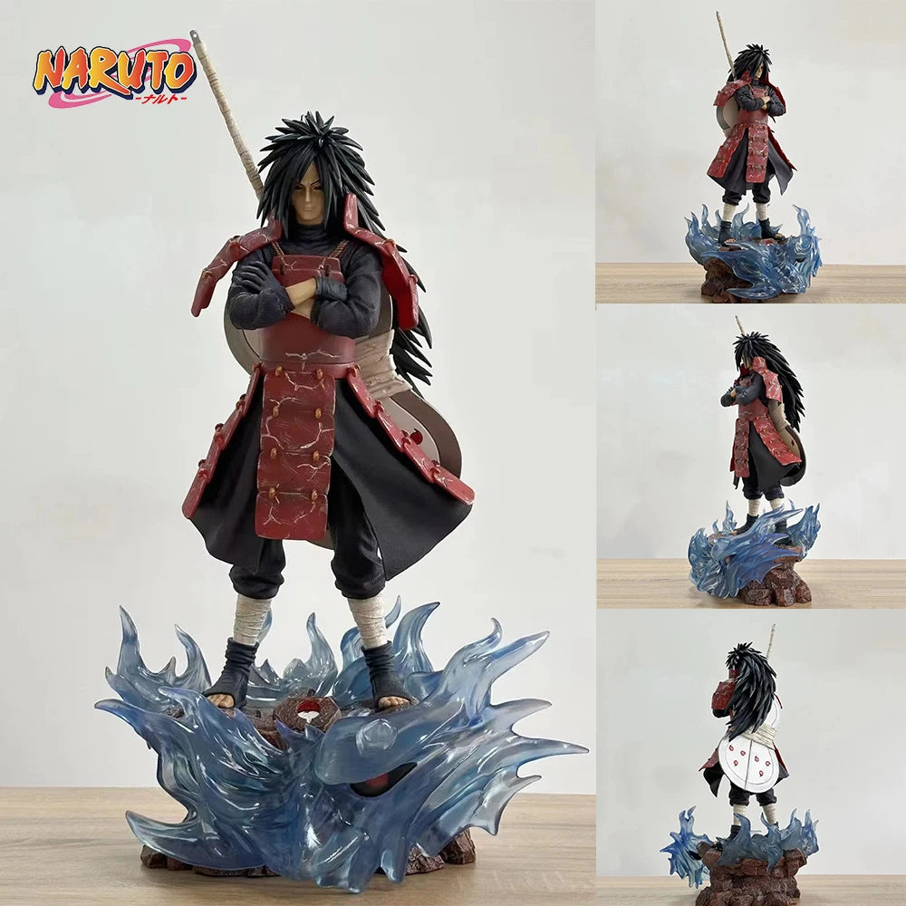 Uchiha Madara Figure Naruto Shippuuden GK Action Figurine PVC Manga Statue Collection Ornament Model Kid Christmas Toy Gift