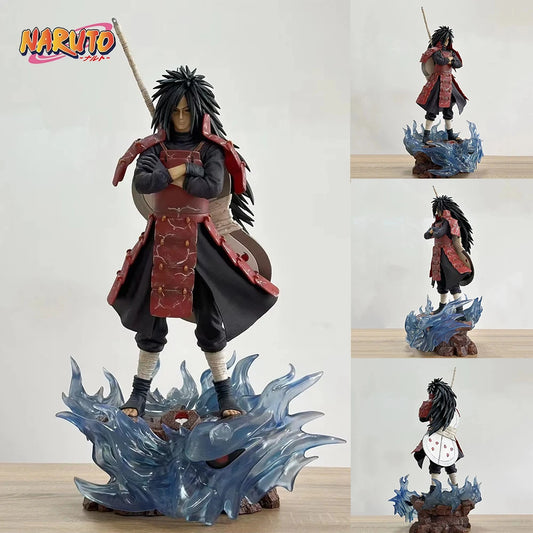 Uchiha Madara Figure Naruto Shippuuden GK Action Figurine PVC Manga Statue Collection Ornament Model Kid Christmas Toy Gift