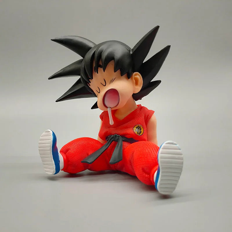 Dragon Ball Sleeping Goku Handmade Model Decoration Dragon Ball Z Anime Figure Goku Boy Doll Toy Decoration Birthday Gift