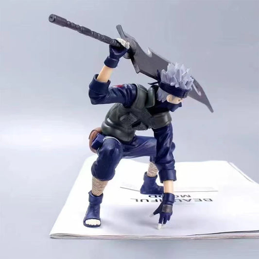 Anime Naruto Hatake Kakashi Figures NARUTO Accessories Action Figure Model Doll Cartoon Kids Children Toys Cool Birthday Gifts