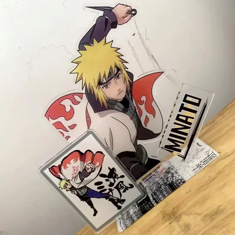 Naruto Acrylic Standing Plates Naruto Sasuke Kakashi Anime Peripheral Desktop Ornaments DIY Decoration Collectible Gift
