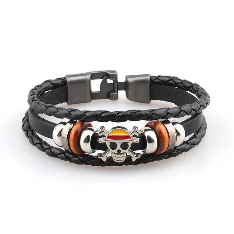 One Piece Bracelet Anime Accessories One Piece Merch One Piece Luffy Cute Wristand  Toys Bracelet Birthday Gifts