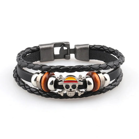 One Piece Bracelet Anime Accessories One Piece Merch One Piece Luffy Cute Wristand  Toys Bracelet Birthday Gifts