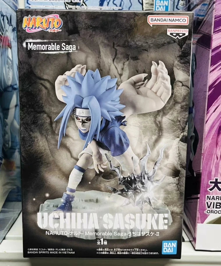 Uchiha Sasuke 2 BANDAI Banpresto In Stock Original Naruto Memorable Saga Uzumaki  Figure Model Anime Genuine Boxed Toy