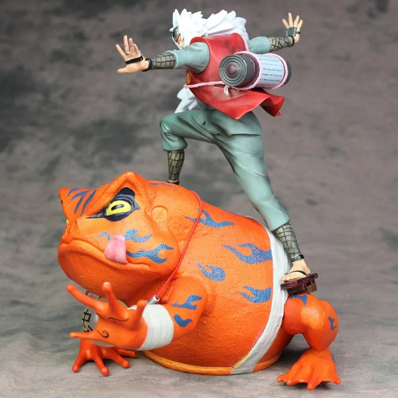 Naruto New Jiraiya Figure Manga Naruto Gama-Bunta Action Figurine 23cm PVC Model Decoration Collectible Desktop GK Toys Gifts