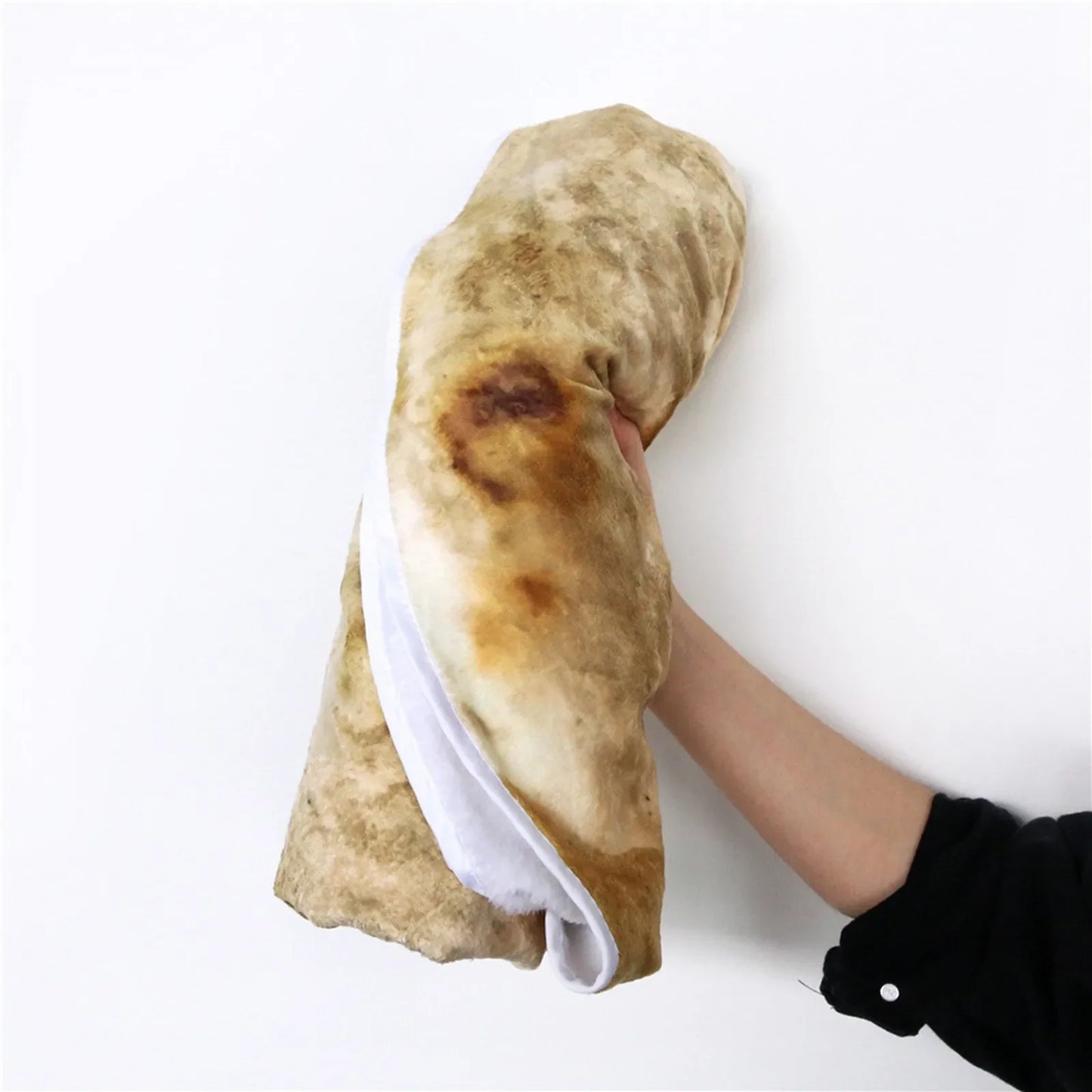 Realistic Fun Food Taco Burrito Tortilla Blanket Soft Warm Flannel Throw Blankets Bed Sheet Shawl Novelty Gift for Adult Child