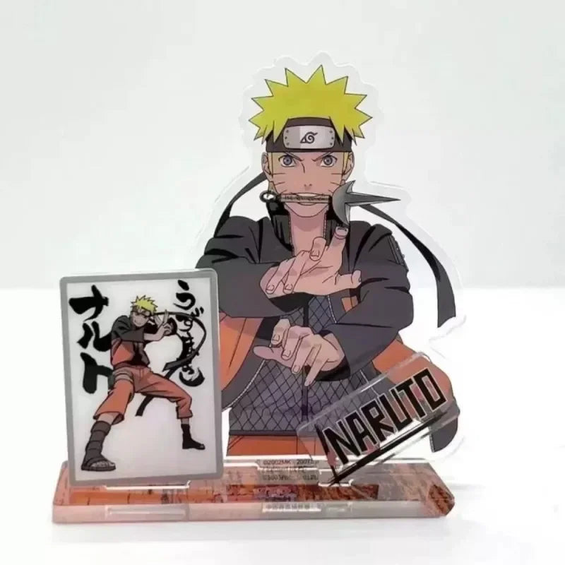 Naruto Acrylic Standing Plates Naruto Sasuke Kakashi Anime Peripheral Desktop Ornaments DIY Decoration Collectible Gift