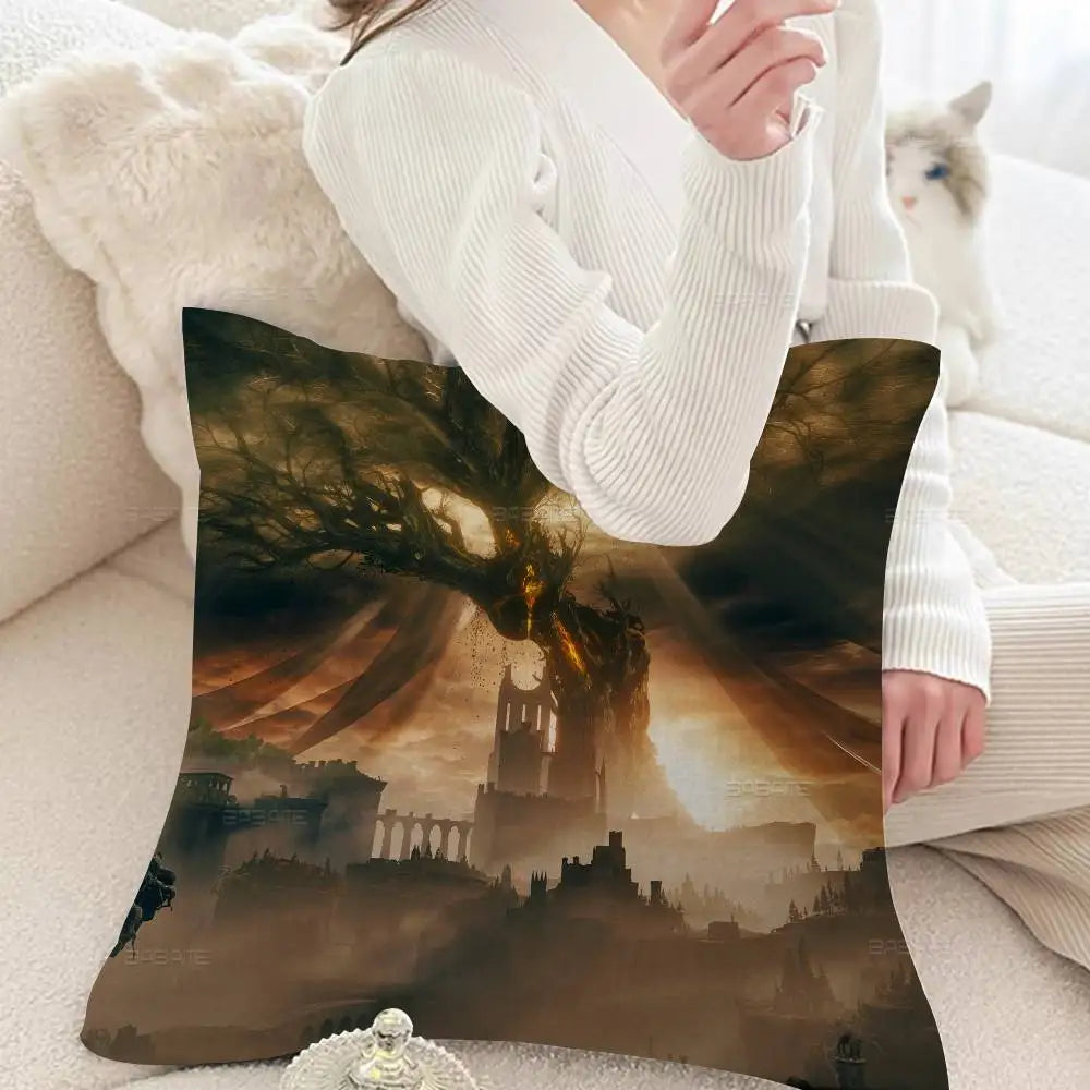 Elden Ring Pillow Cover For Bedroom Room And Living Room Sofa Decorative Cushion Cover