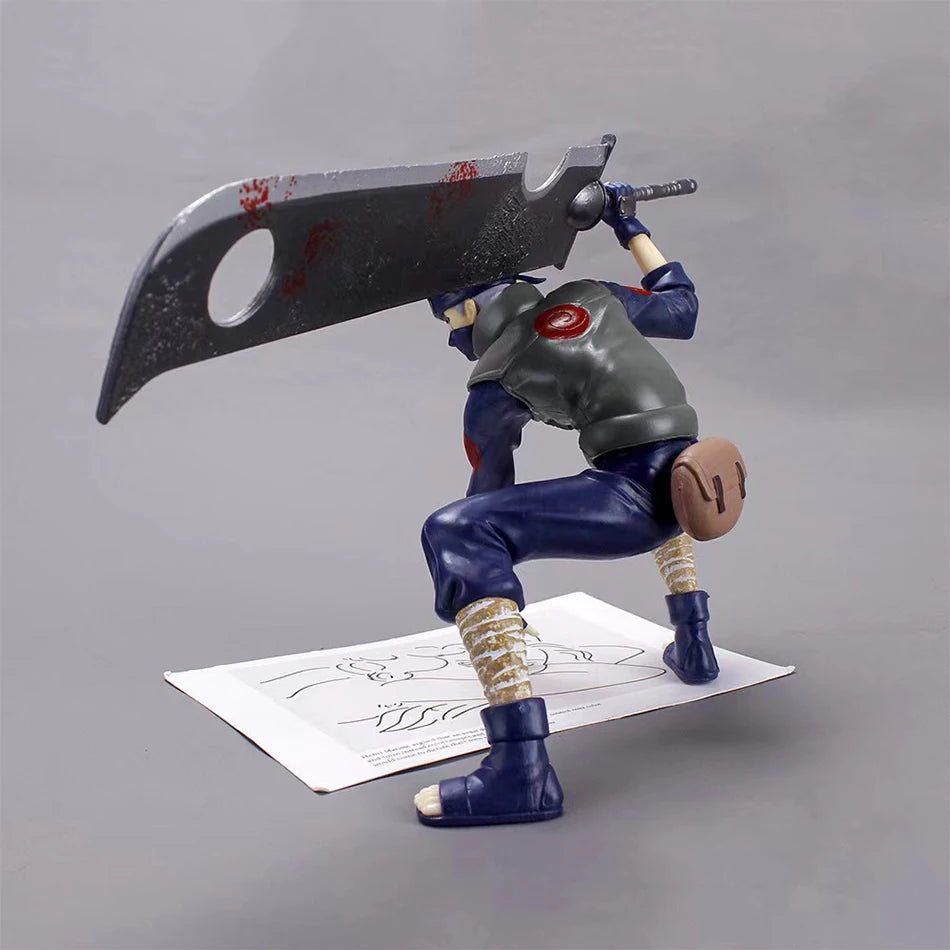 Anime Naruto Hatake Kakashi Figures NARUTO Accessories Action Figure Model Doll Cartoon Kids Children Toys Cool Birthday Gifts