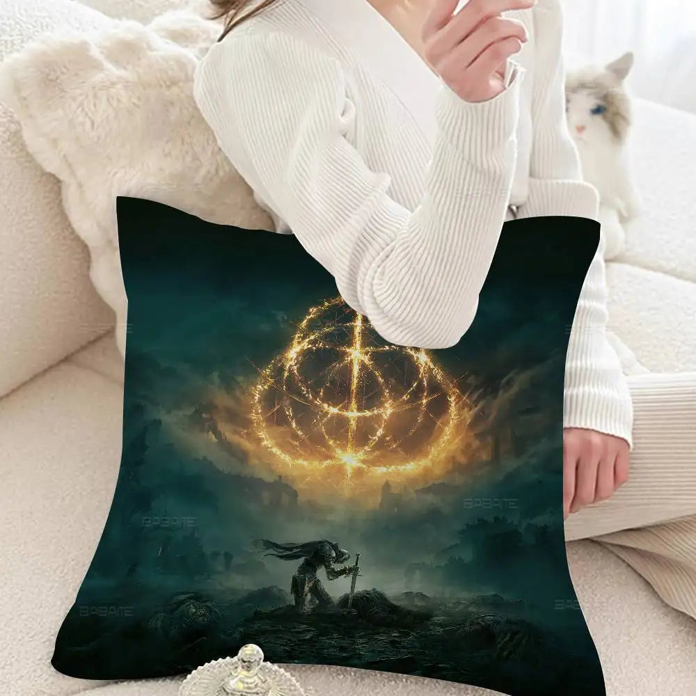 Elden Ring Pillow Cover For Bedroom Room And Living Room Sofa Decorative Cushion Cover