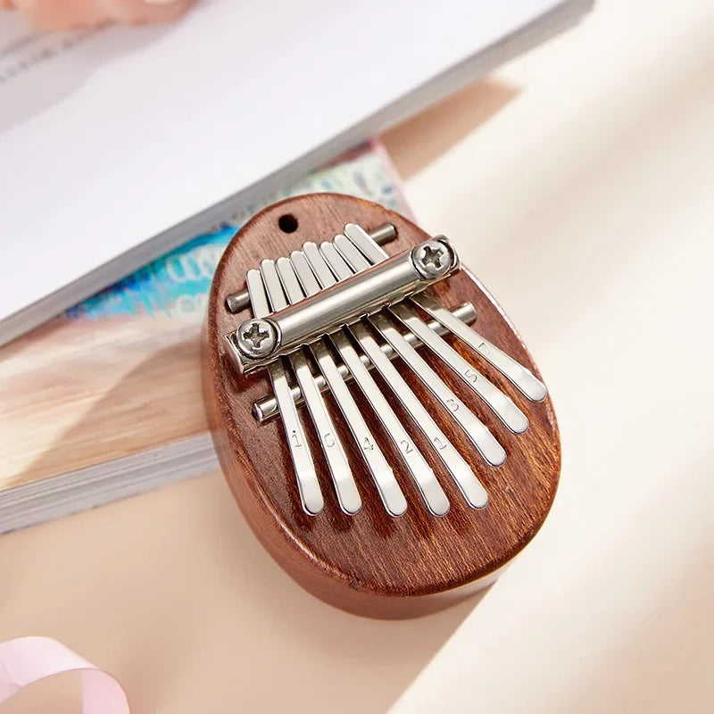 8 Key Mini Kalimba Exquisite Finger Thumb Piano Marimba Musical Good Accessory Pendant Gift Finger Keyboard Musical Instrument