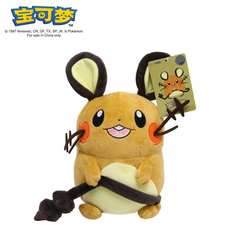 POKEMON Original Plush Toy Gengar Pikachu Kawaii Charizard Genuine Plush Doll Soft Cute Cartoon Piplup Toys for Kids Gift