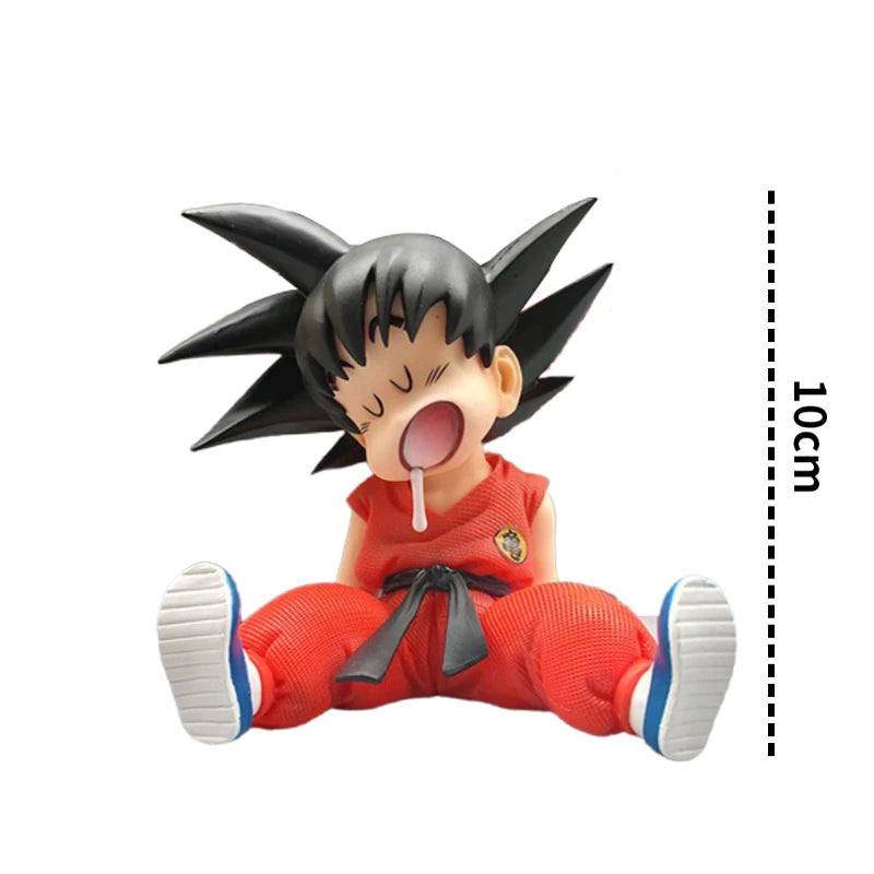 Dragon Ball Sleeping Goku Handmade Model Decoration Dragon Ball Z Anime Figure Goku Boy Doll Toy Decoration Birthday Gift