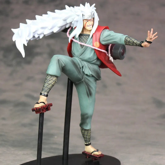 Naruto New Jiraiya Figure Manga Naruto Gama-Bunta Action Figurine 23cm PVC Model Decoration Collectible Desktop GK Toys Gifts
